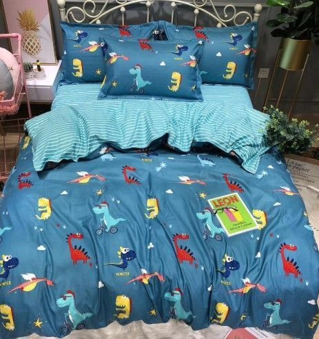 Cute Dinosaur Bedding Set All Over Prints