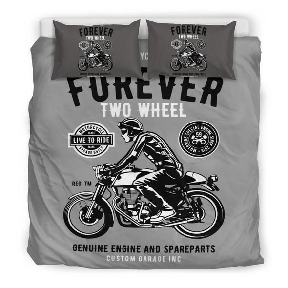 Motorcycle Bedding Set All Over Prints