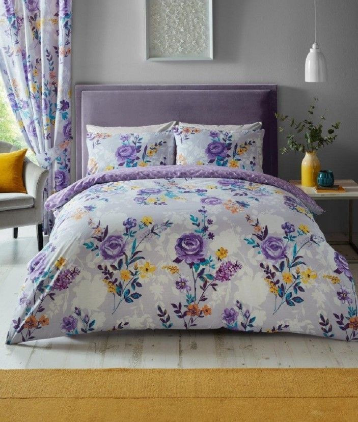 Purple Rose Bedding Set All Over Prints