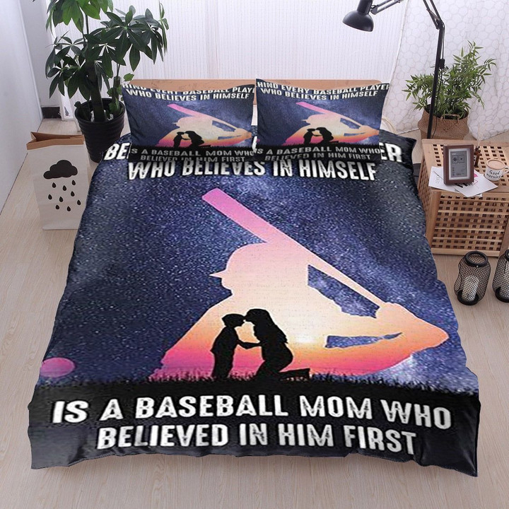 Baseball Mom Bedding Set Iy
