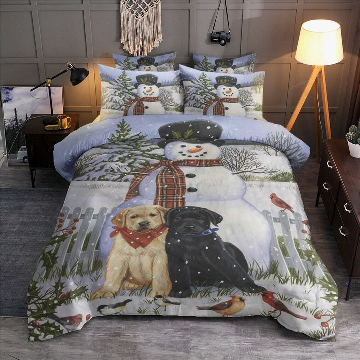 Snowman With Friends Bedding Set Iy