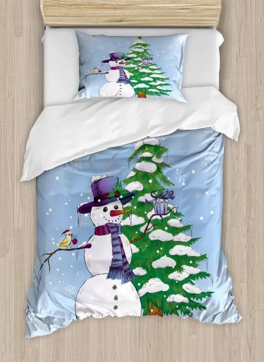 Christmas Snowman Bedding Set Iy