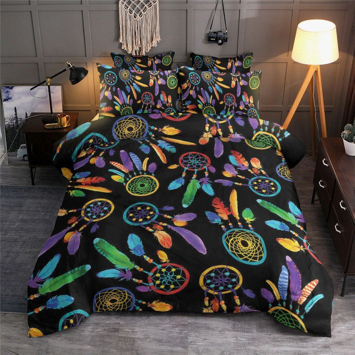 Dreamcatcher Pattern Cotton Bed Sheets Spread Comforter Duvet Cover Bedding Sets