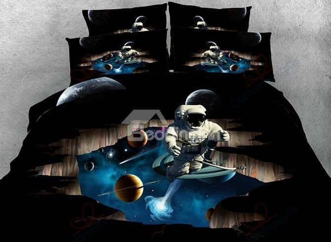 Astronaut And Outer Space Bedding Set (Duvet Cover & Pillow Cases)
