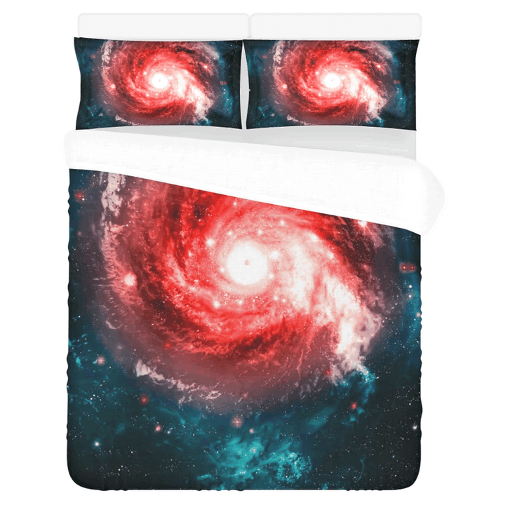 Galaxy Cotton Bed Sheets Spread Comforter Duvet Cover Bedding Sets