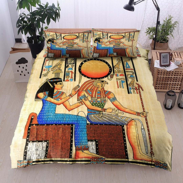 Egypt Cotton Bed Sheets Spread Comforter Duvet Cover Bedding Sets