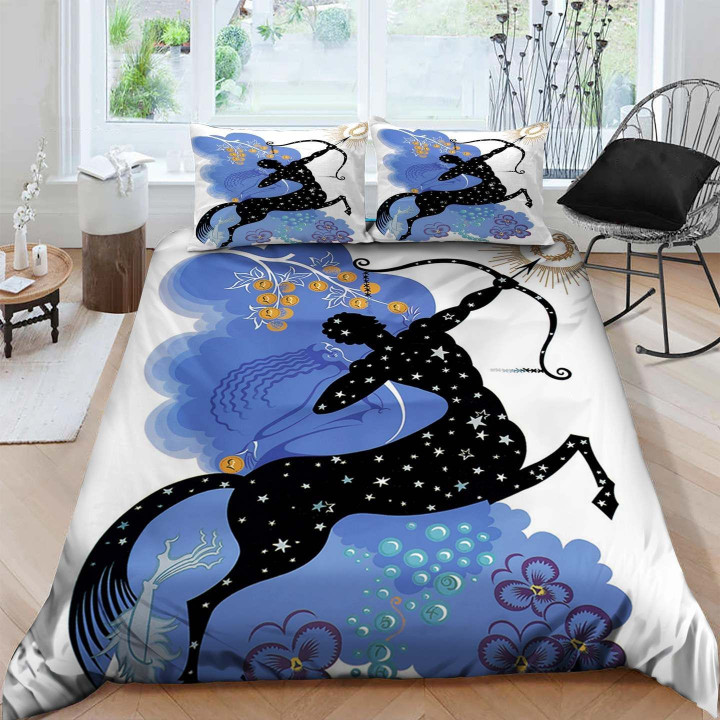 Sagittarius Cotton Bed Sheets Spread Comforter Duvet Cover Bedding Sets