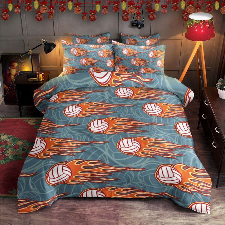 Volleyball Cotton Bed Sheets Spread Comforter Duvet Cover Bedding Sets