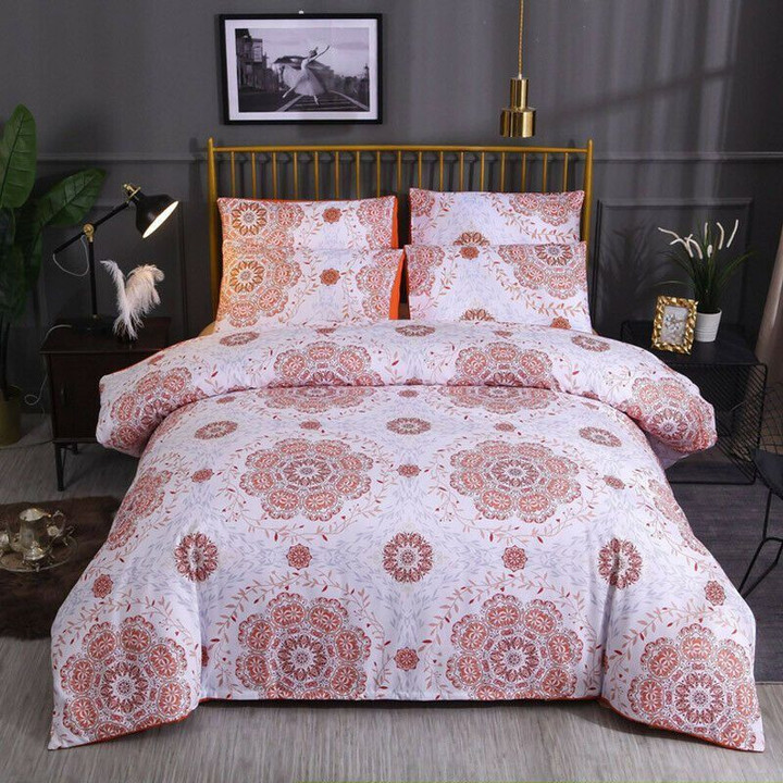 Mandala Cotton Bed Sheets Spread Comforter Duvet Cover Bedding Sets