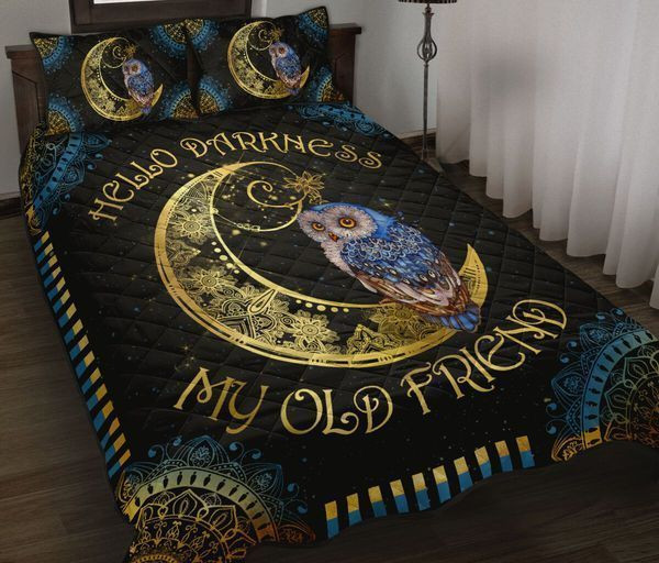 Hello Darkness My Old Friends Cotton Bed Sheets Spread Comforter Duvet Cover Bedding Sets