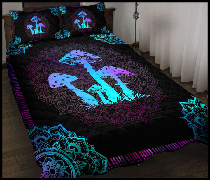 Mushroom Light Color Cotton Bed Sheets Spread Comforter Duvet Cover Bedding Sets