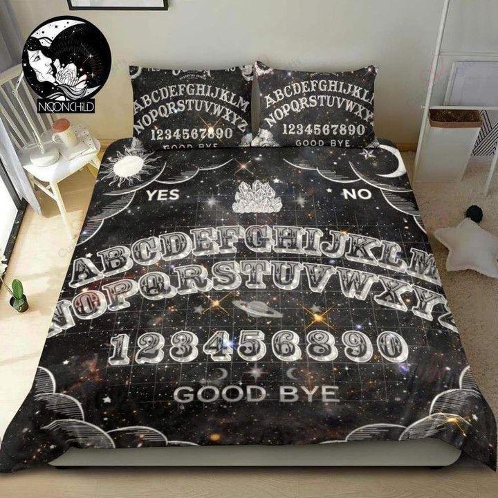 Ouija Witch Cotton Bed Sheets Spread Comforter Duvet Cover Bedding Sets