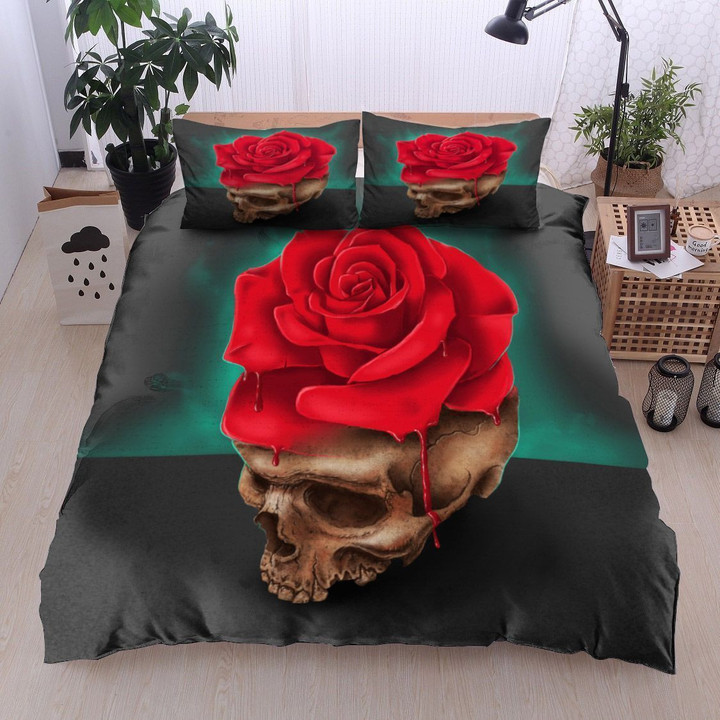 Skull Rose Bedding Set Iy