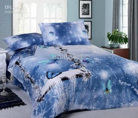 Snowflake Butterfly Bedding Set Iy