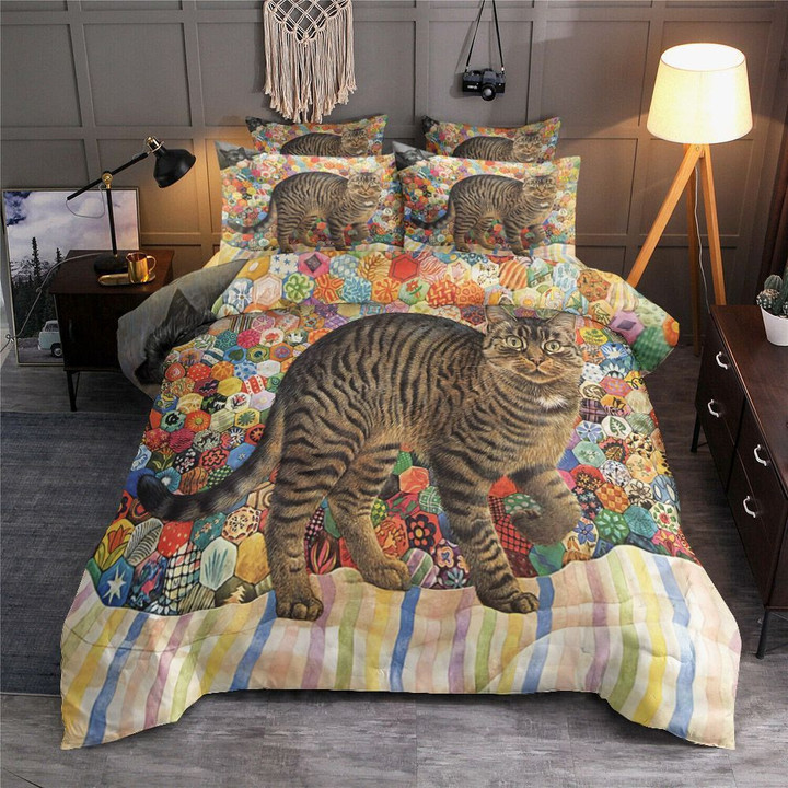 Mommy Cat And Little Kitty Bedding Set Iy