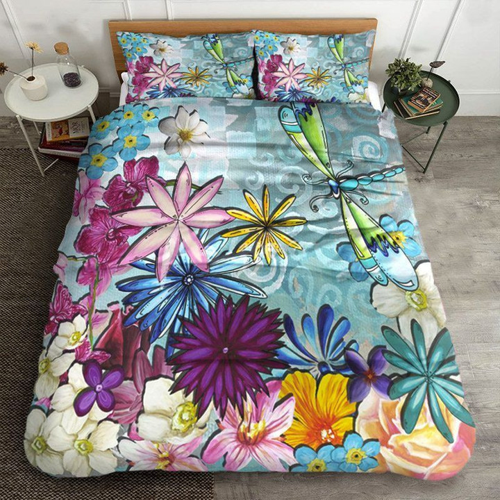 Dragonfly And Flower Tn1110029T Bedding Sets