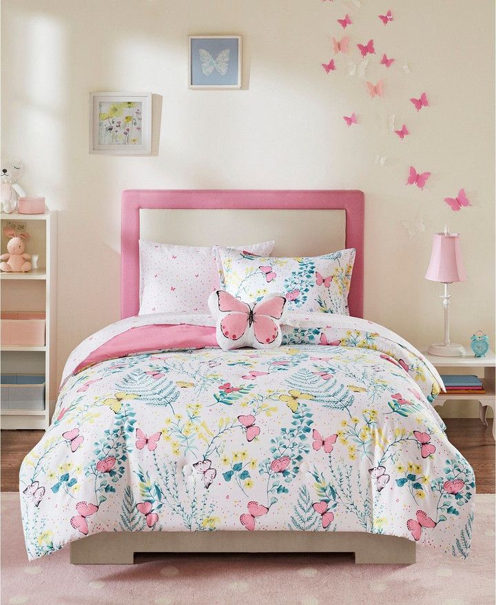 Cynthia Flower And Butterflies Bedding Set Iy