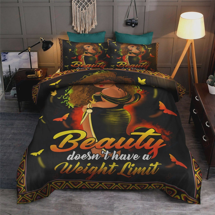 Beauty Of Black Woman Cotton Bed Sheets Spread Comforter Duvet Cover Bedding Sets