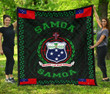 Samoa Polynesian Premium Quilt Green - Love Style - J11