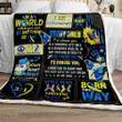 Id Choose You Down Syndrome Cl280986Mdf Sherpa Fleece Blanket