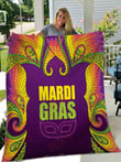 Mardi Gras 3D All Over Printed Blanket
