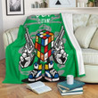 Rubiks Cla0810394F Sherpa Fleece Blanket