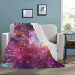 Galaxy Violet Clh121050F Sherpa Fleece Blanket