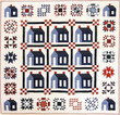 Houses Cla1910313Q Quilt Blanket