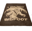 Bigfoot Sherpa Fleece Blanket Rr