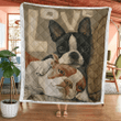 Love French Bulldog Quilt Blanket Blanket WN161064
