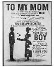 SON TO MOM Mother's Day You are appreciated Fleece Blanket