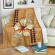 FamilyGater Blanket - Hawaiian Vintage Hibiscus Premium Blankets AH - J0C