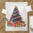 Christmas Tree - Pop art Sherpa Fleece Blanket
