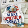 Amazon Best Seller We The People Make America Great Trump 2020 Fleece Blanket