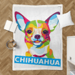 Chihuahua Pop Art - Animal And Pet Sherpa Fleece Blanket