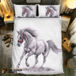 Red Harness Horse #091714 3D Customize Bedding Set Duvet Cover SetBedroom Set Bedlinen