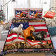 Horse America Flag Dac1611110 Bedding Set
