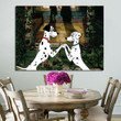 101 Dalmatians Love Of Pongo And Purdy Full Hd Personalized Customized Canvas Art Wall Art Wall Decor