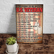10 Reasons To Be With A U.S. Veteran, We Are Loyal To Our Families Matte Canvas