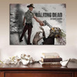 1 Panel The Walking Dead Rick Grimes Kill Zombie Wall Art Canvas