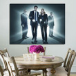 1 Panel The Main Characters In The X Files Wall Art Canvas
