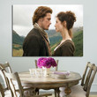 1 Panel Outlander Jamie And Claire Wall Art Canvas