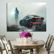 1 Panel Officer K And Car Wall Art Canvas