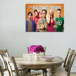 1 Panel The Big Bang Theory Portrait Of Five Members Wall Art Canvas