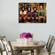 1 Panel The Big Bang Theory Four Bearded Men Wall Art Canvas