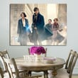 1 Panel Fantastic Beasts Newt Scamander And Friends Wall Art Canvas