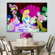 1 Panel Alice In Wonderland Tea Party Wall Art Canvas