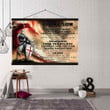 (Cv976) Knight Templar Hanging Canvas - Dad To Son You Are Brave.