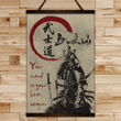 (Cv353) Samurai Hanging Canvas - Bushido.