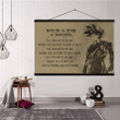 (Cv245) Dr Hanging Canvas- Nobody Is Born A Warrior.